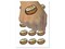 Hot Baked Potato with Chives and Butter Temporary Tattoo Water Resistant Fake Body Art Set Collection (1 Sheet)